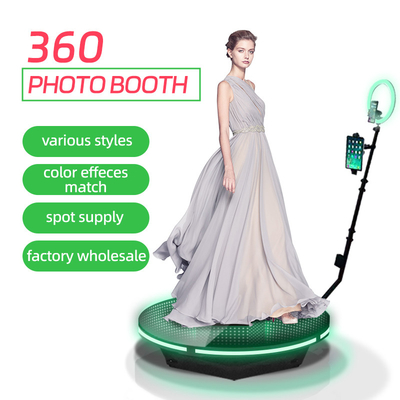 Máquina video de Selfie de la plataforma del RGB de la radio 360 de la cabina de cristal de la foto para el club de la boda