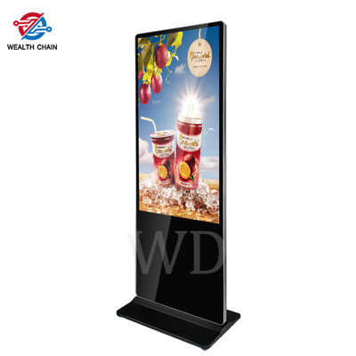 Windows 10 55 monitor interior de la señalización del LCD Digitaces de la pulgada para la publicidad