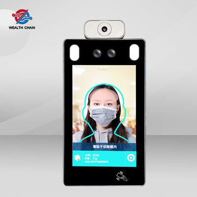 OS de Android del CE tacto capacitivo del escáner termal facial del reconocimiento de 8 pulgadas