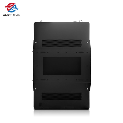 Señalización al aire libre montada en la pared vertical del LCD Digital fans estándar negras de 43 pulgadas que refrescan -10° a 55°