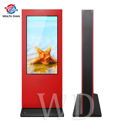 Señalización libre roja brillante 3000nits LCD para la publicidad para todo clima al aire libre